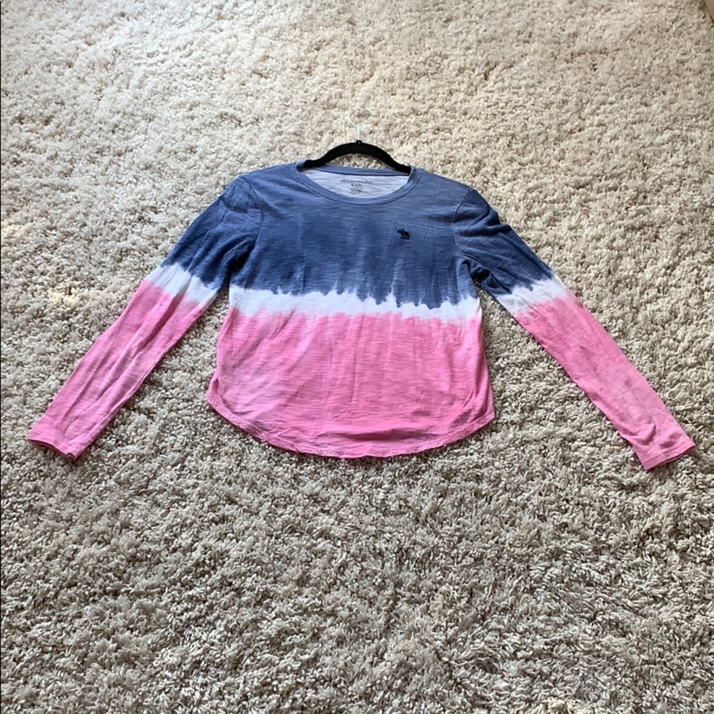 Kids Blue and Pink Long Tee